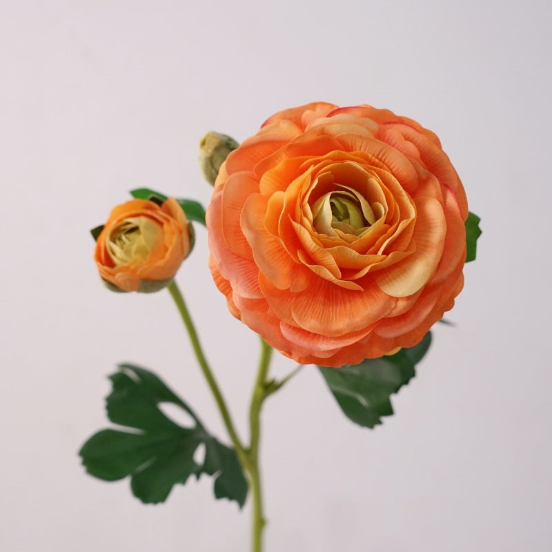 Premium 21" Real Touch Ranunculus - Lifelike Floral Arrangements for Weddings & Home Decor
