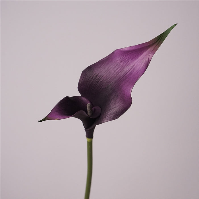 Premium Real Touch Double Calla Lily Stem