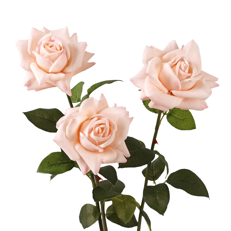 Premium Real Touch Blooming Rose Stem