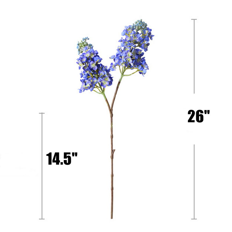 Premium 26" Real Touch Lilac - Lifelike Floral Arrangements for Weddings & Home Decor