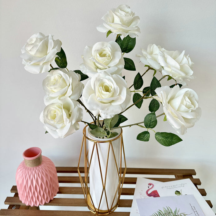 Bulk 25" Princess Diana Dusty Rose Spray Stems Silk Flowers Artificial Wholesale