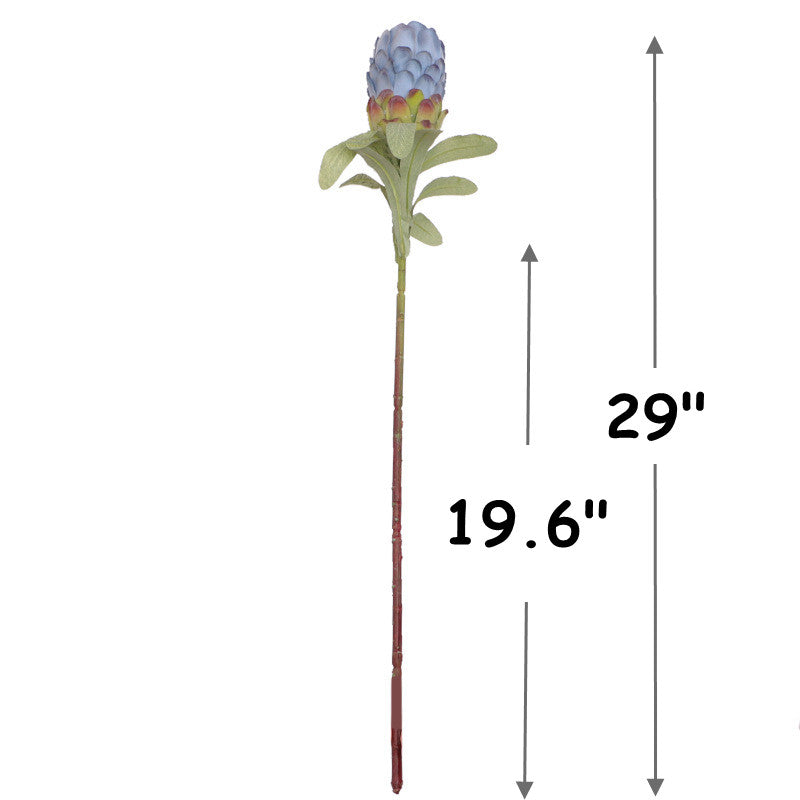 Bulk 10pcs Protea Stems Bouquet Real Touch Flowers Artificial Floral Arrangement Wholesale