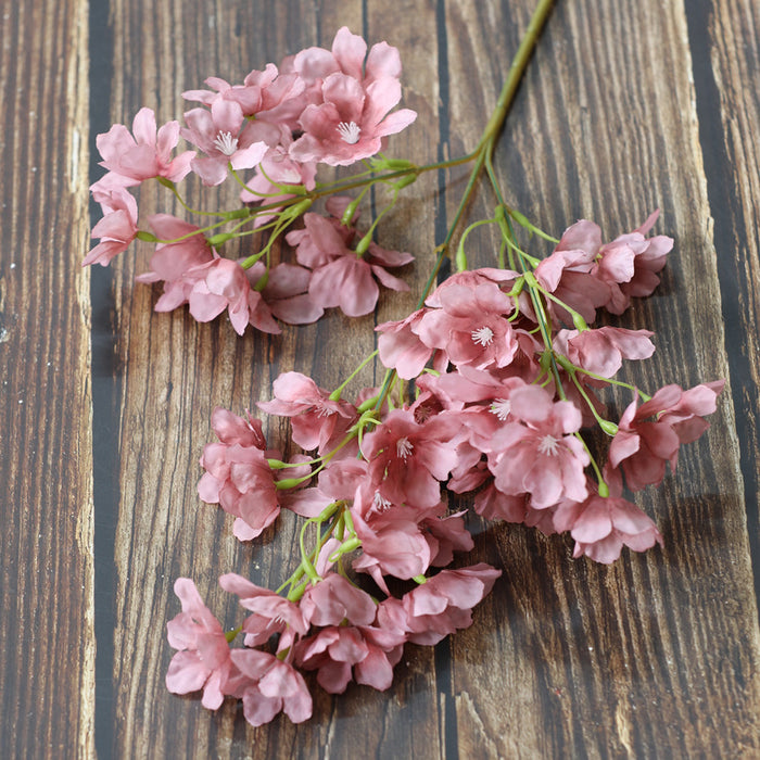 Bulk 26" Fall Blooming Flowers Prunus Branches Spray Fall Flowers Decoration Wholesale