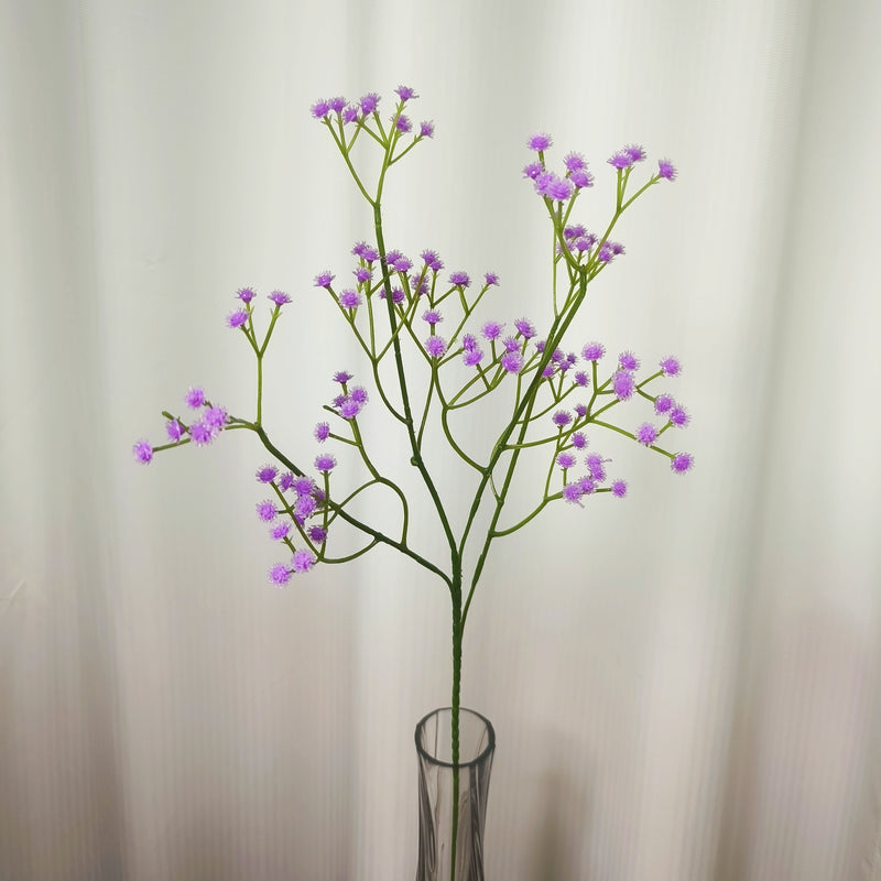 Fleurs artificielles en vrac de 23,6 pouces, souffle de bébé, toucher réaliste pour l'artisanat, bricolage, fête de mariage, maison, jardin, bureau, vente en gros 