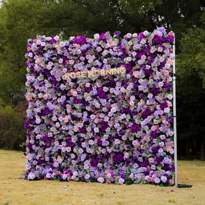 Bulk Customizable Luxury 5D Fabric Floral Wall Arrangement for Event Flower Wall Panels Wholesale