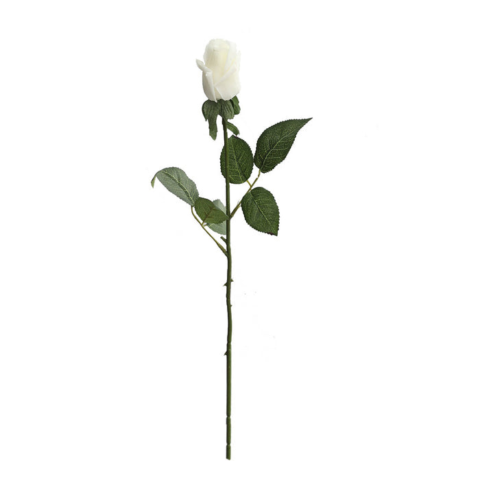 Bulk 17" Rose Bud Stems Lifelike Artificial Floral for Events Wholesale