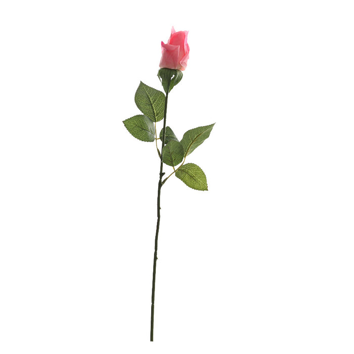 Bulk 17" Rose Bud Stems Lifelike Artificial Floral for Events Wholesale