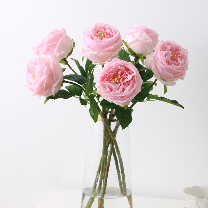 Liquidation en vrac 17" Rose Real Touch Fleurs Tige Fleurs artificielles Vente en gros 