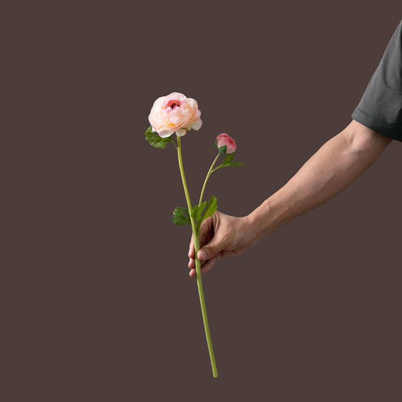 Bulk 20" Ranunculus Stems Artificial Silk Flowers for Wedding Home Decoration Wholesale