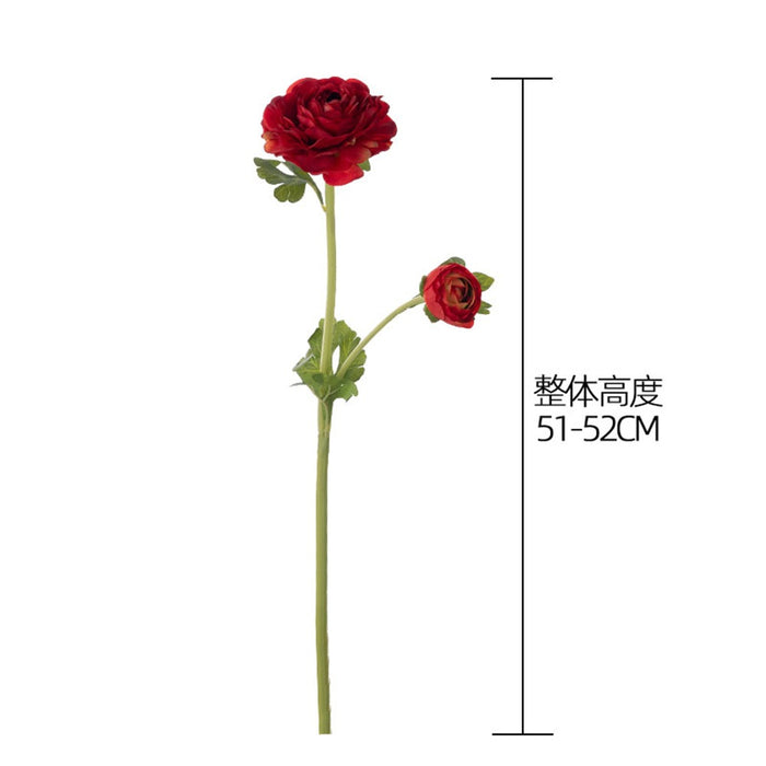 Bulk 20" Ranunculus Stems Artificial Silk Flowers for Wedding Home Decoration Wholesale