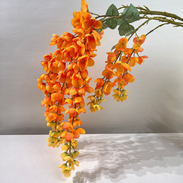 Bulk Extra Long Stem 43" Ratchaphruek Flower Stem Artificial Flowers for Tall Vases Wholesale