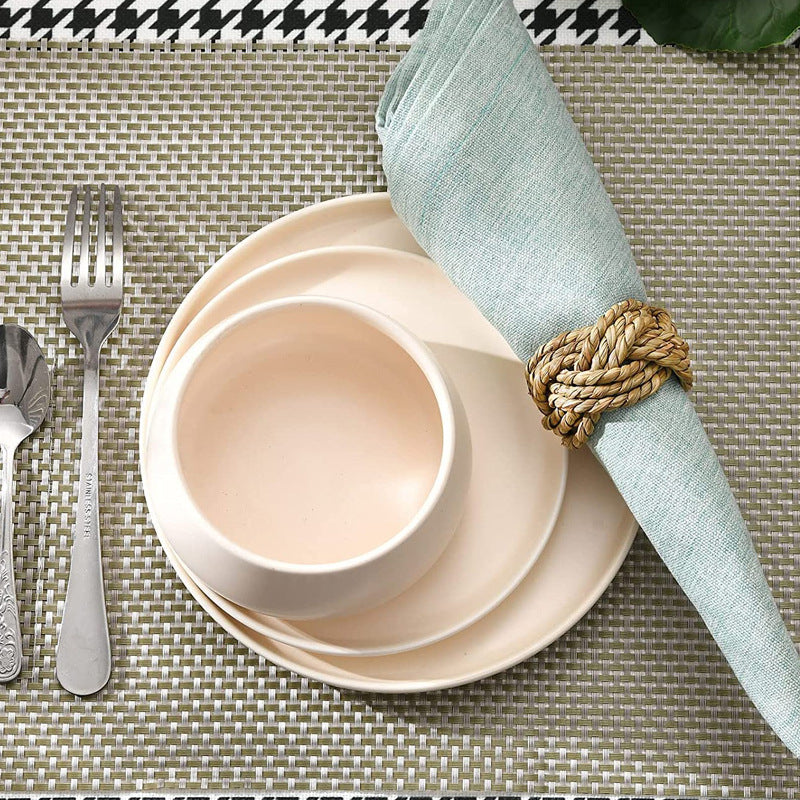 Bulk Rattan Napkin Ring Holders Wholesale