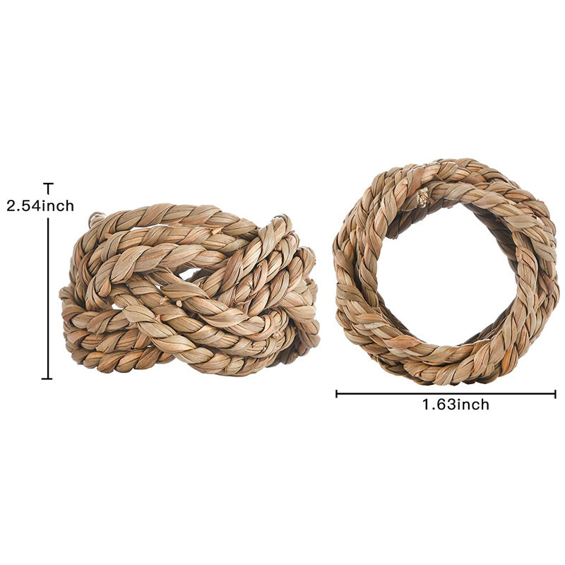 Bulk Rattan Napkin Ring Holders Wholesale