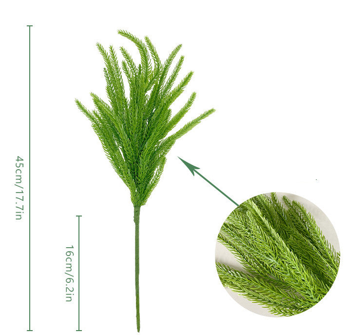 Tiges de pin Norfolk Real Touch en vrac, branches, spray en gros