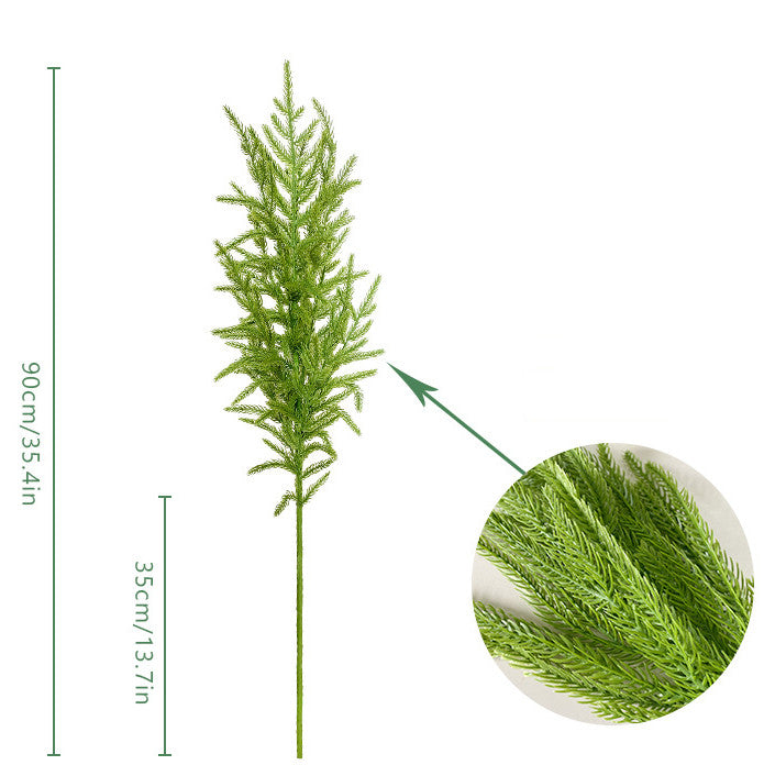 Tiges de pin Norfolk Real Touch en vrac, branches, spray en gros