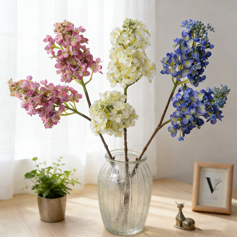 Premium 26" Real Touch Lilac - Lifelike Floral Arrangements for Weddings & Home Decor