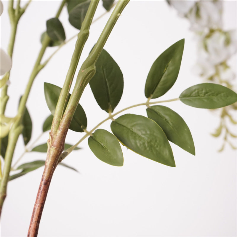 Premium 32.6" Real Touch Wisteria Stem - Lifelike Floral Arrangements for Weddings & Home Decor