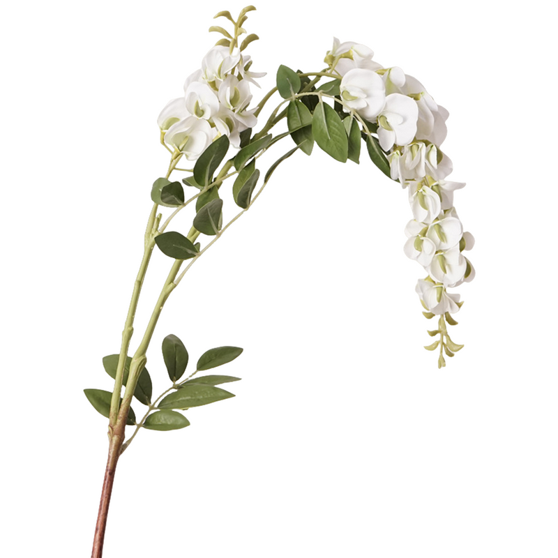 Premium 32.6" Real Touch Wisteria Stem - Lifelike Floral Arrangements for Weddings & Home Decor