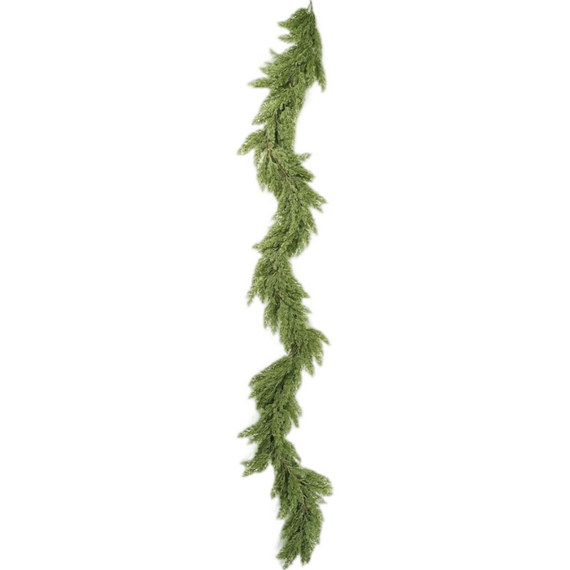 Bulk 6FT/9FT Optional Realistic Touch Pine Cypress Garland for Christmas Mantel, Wedding Arch, Home Wall, Doorway Decor Wholesale