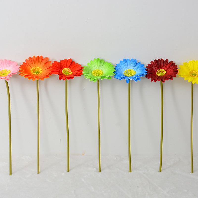 Bulk Clearance 11.8" Small Real Touch Artificial Daisy Gerbera Stems Wholesale