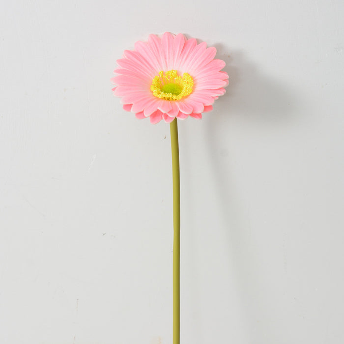 Clearance Bulk 15" Realistic Artificial Daisies  Real Touch Moms Gerbera Stem Wholesale