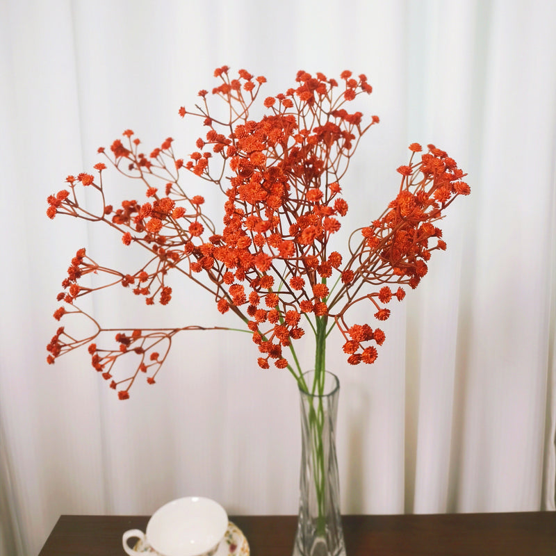 Fleurs artificielles en vrac de 23,6 pouces, souffle de bébé, toucher réaliste pour l'artisanat, bricolage, fête de mariage, maison, jardin, bureau, vente en gros 