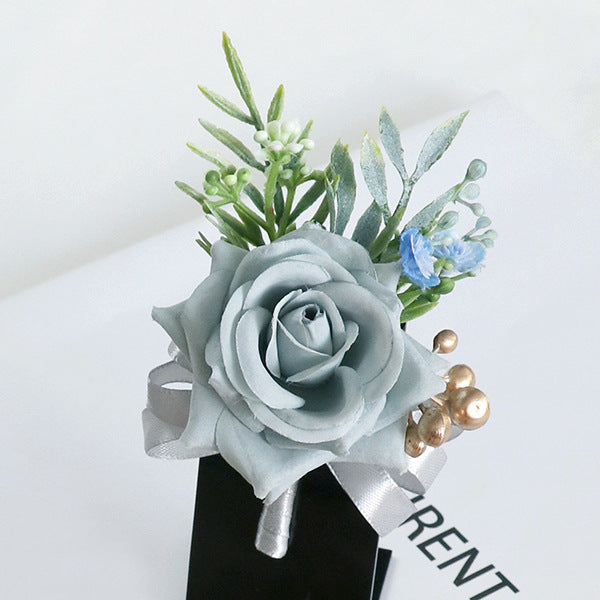 Bulk Rose Boutonniere for Men Artificial Rose Flower for Wedding Flowers Ceremony Prom Flower Wholesale