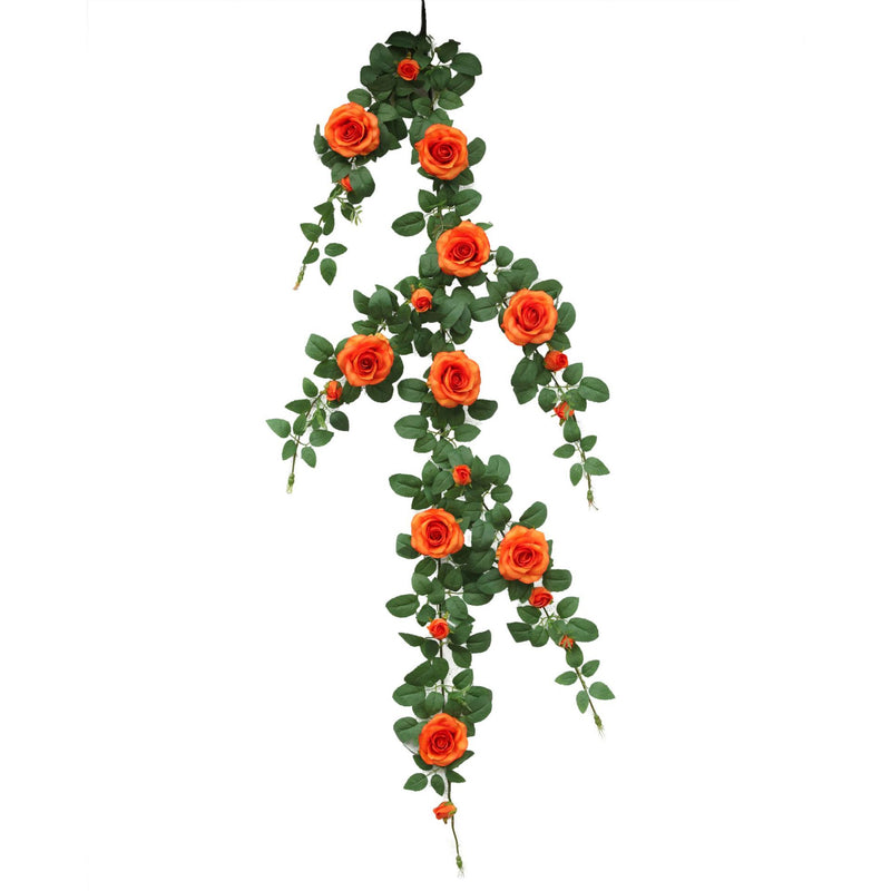 Bulk 50" Long Rose Hanging Flower Garlands for Garden Wedding Wholesale