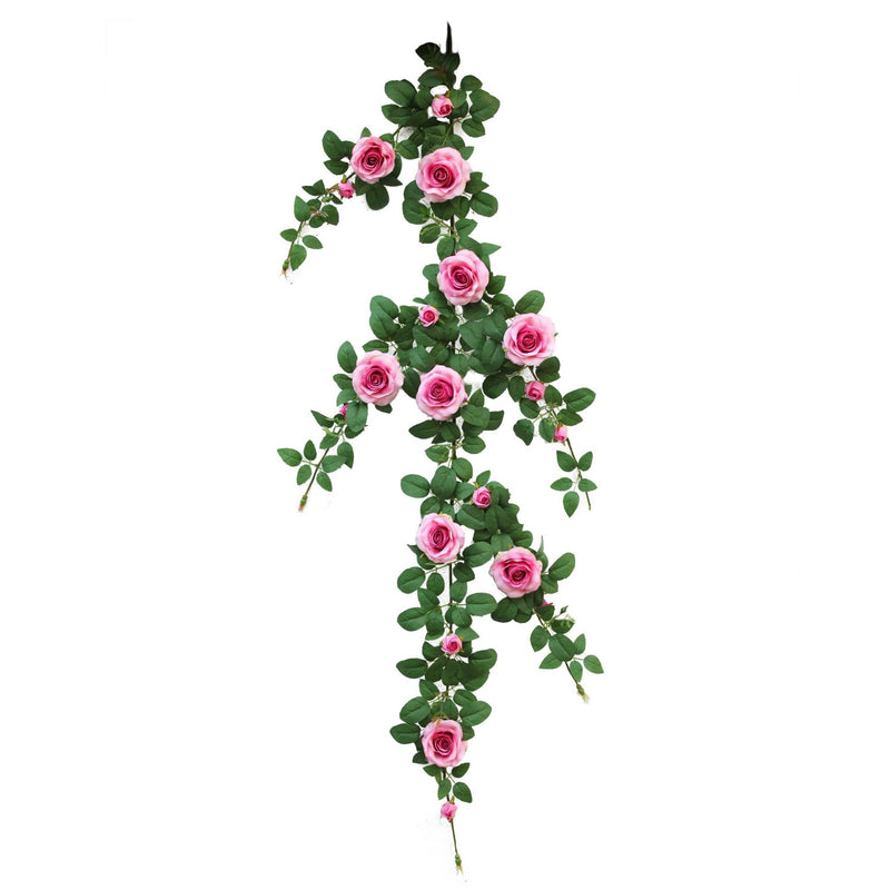 Bulk 50" Long Rose Hanging Flower Garlands for Garden Wedding Wholesale