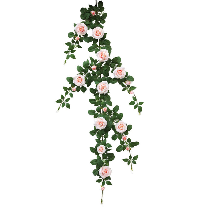 Bulk Artificial Rose Vine Hanging Plants Artificial Flower for Home Room Garden Wedding Indoor Outdoor Decoration Wholesale