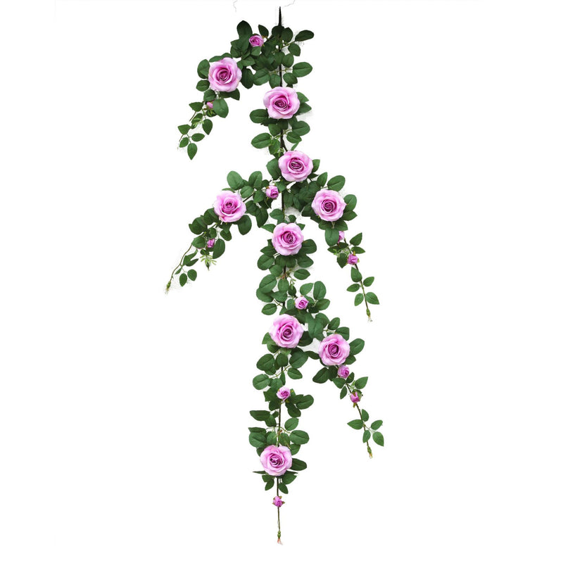 Bulk 50" Long Rose Hanging Flower Garlands for Garden Wedding Wholesale