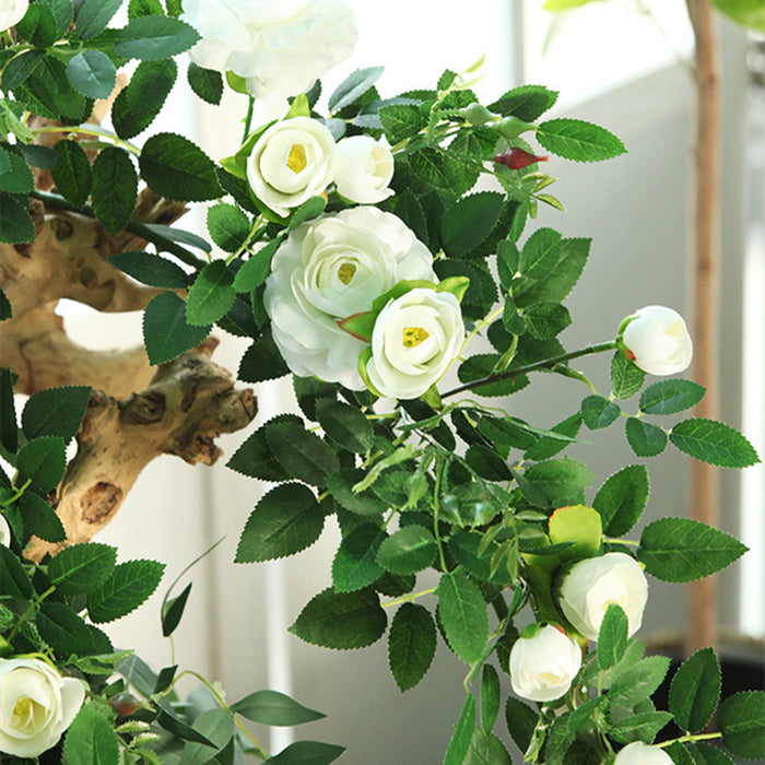 Bulk Artificial Rose Vine Hanging Plants Artificial Flower for Home Room Garden Wedding Indoor Outdoor Decoration Wholesale
