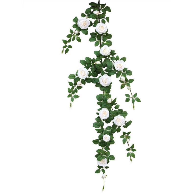 Bulk 50" Long Rose Hanging Flower Garlands for Garden Wedding Wholesale