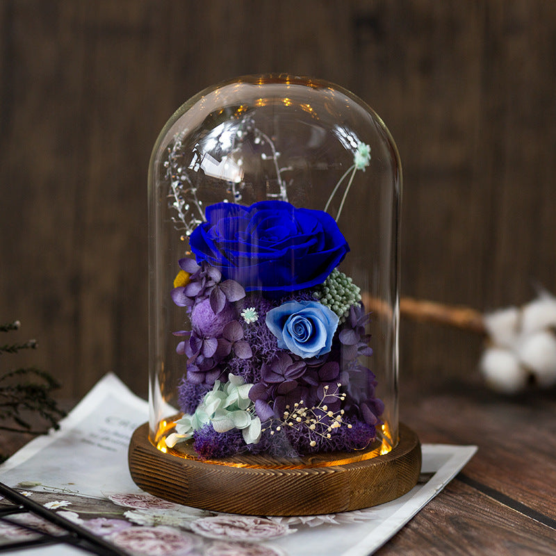 Bulk Rose Gifts for Women Preserved Rose in Glass Dome Forever Real Roses Birthday Gifts Wholesale