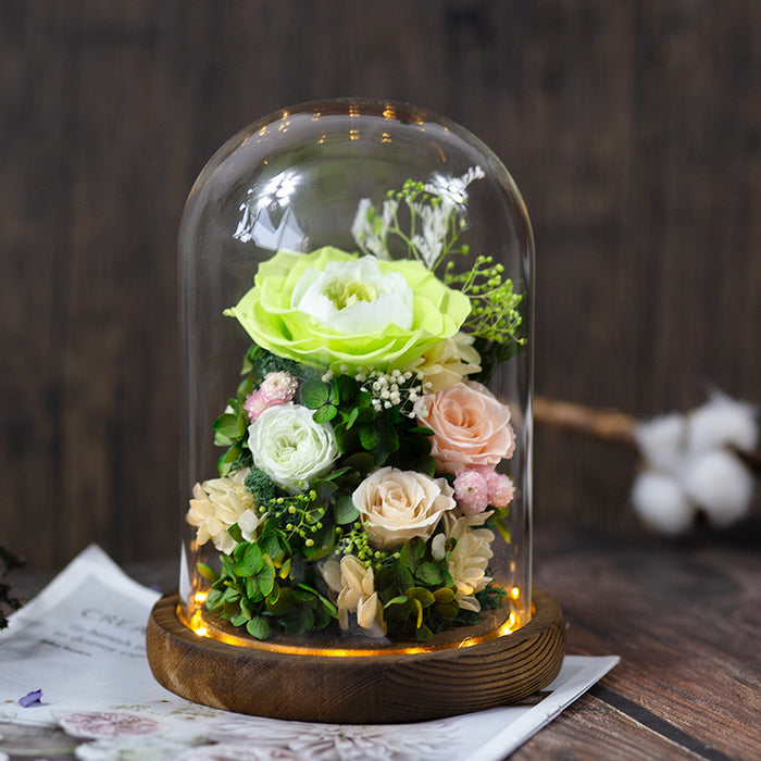 Bulk Rose Gifts for Women Preserved Rose in Glass Dome Forever Real Roses Birthday Gifts Wholesale