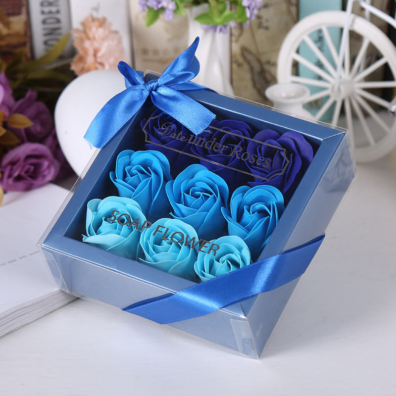 Bulk Rose Soap Flower Gift Box Valentine's Day Gift Holiday Party Creative Artificial Flower Couple Gift Wholesale