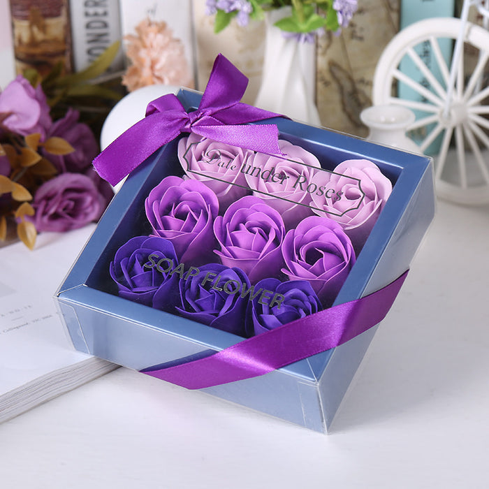Bulk Rose Soap Flower Gift Box Valentine's Day Gift Holiday Party Creative Artificial Flower Couple Gift Wholesale