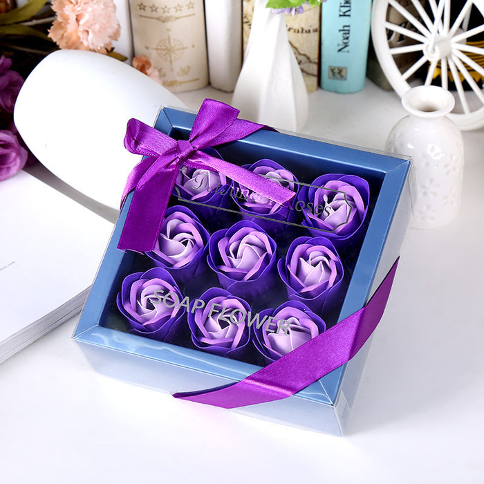 Bulk Rose Soap Flower Gift Box Valentine's Day Gift Holiday Party Creative Artificial Flower Couple Gift Wholesale