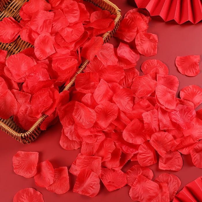 Clearance Bulk 1000 PCS Artificial Silk Rose Petals for for Romantic Night Wedding Events Party Wholesale