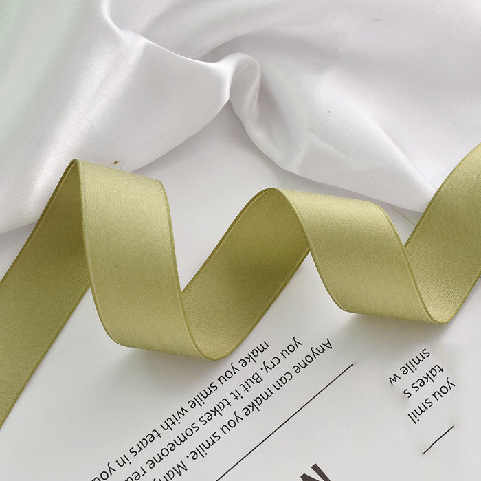 Bulk 39" Sage Green Handmade Fringe Chiffon Silk Ribbon for Wedding Crafts Wholesale