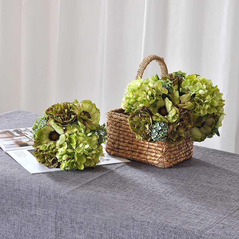 Bouquet de fleurs artificielles en soie de 11 po, liquidation en vrac, vente en gros