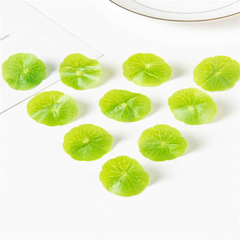 Lot de 20 plantes artificielles pour aquarium, lotus, lys, flottant, miniature, pour étang, vente en gros 