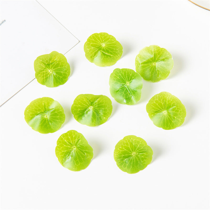 Lot de 20 plantes artificielles pour aquarium, lotus, lys, flottant, miniature, pour étang, vente en gros 