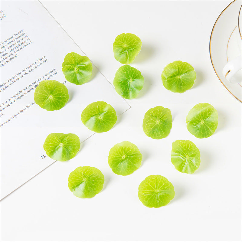 Lot de 20 plantes artificielles pour aquarium, lotus, lys, flottant, miniature, pour étang, vente en gros 