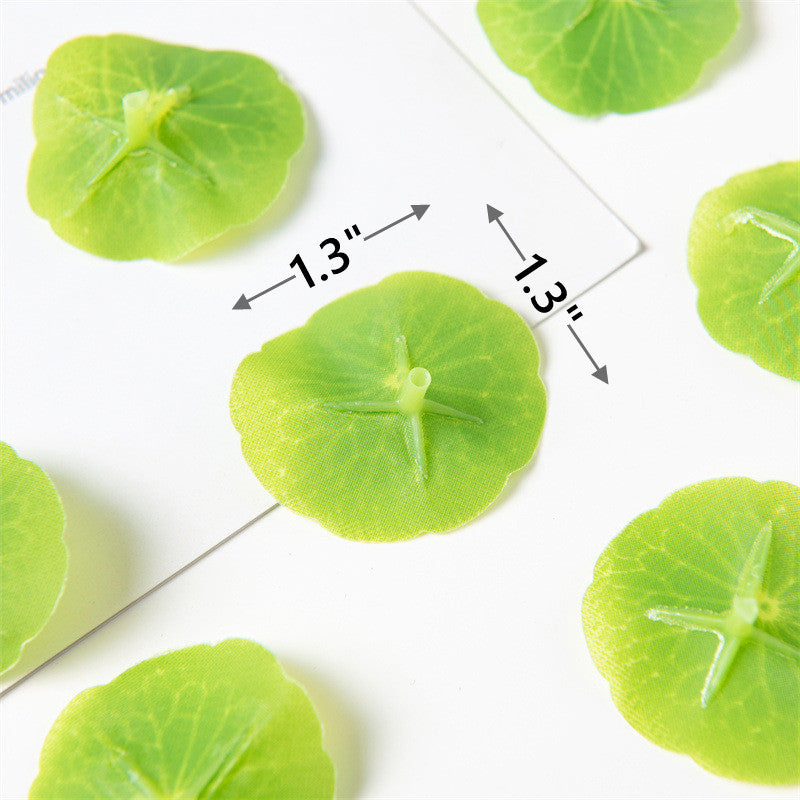 Lot de 20 plantes artificielles pour aquarium, lotus, lys, flottant, miniature, pour étang, vente en gros 