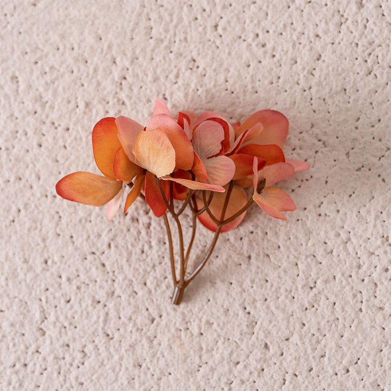 Lot de 5 grappes de têtes d'hortensia en vrac pour panneaux muraux artisanaux, boutonnière, vente en gros 