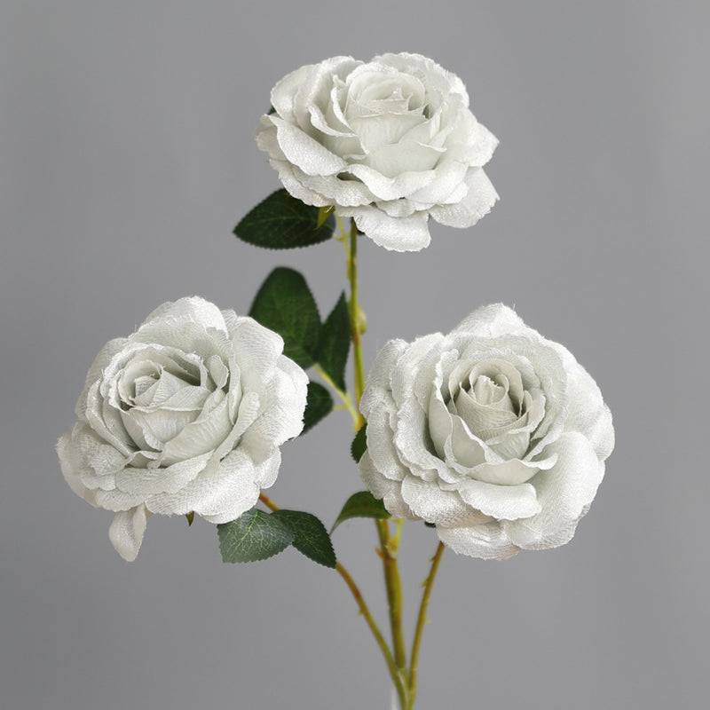 Bulk 2025 Modern Romance Wedding Shiny Rose Stems for Wedding & Home Decorations