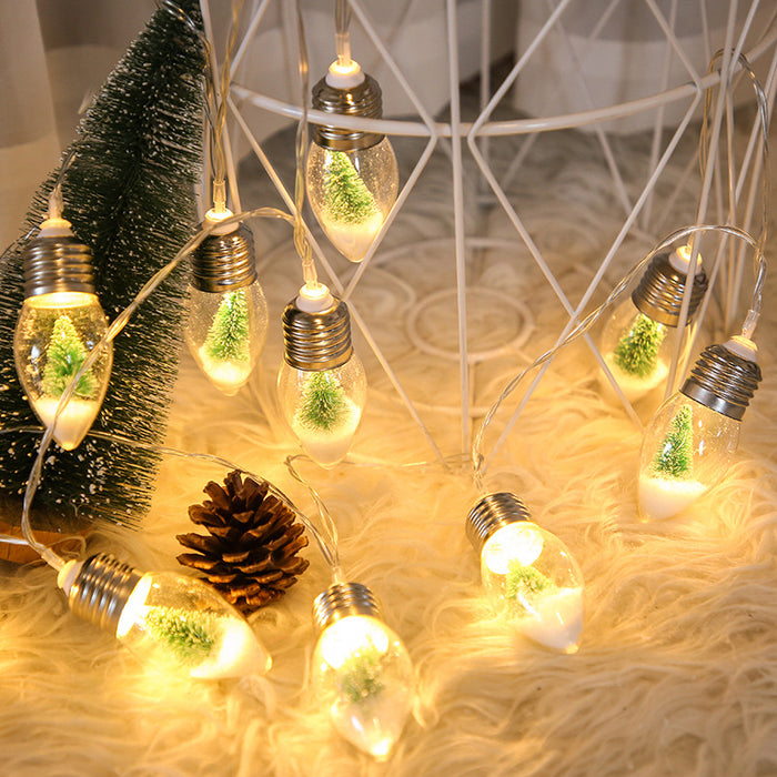 Bulk 9.8FT Pre-lit Christmas Cedar Snow Led Lights String Wholesale