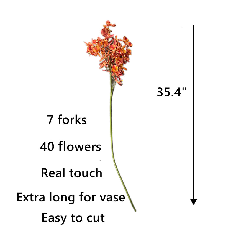 Bulk Spider Orchid Stems Branches Real Touch Spring Artificial Floral Arrangements Wholesale