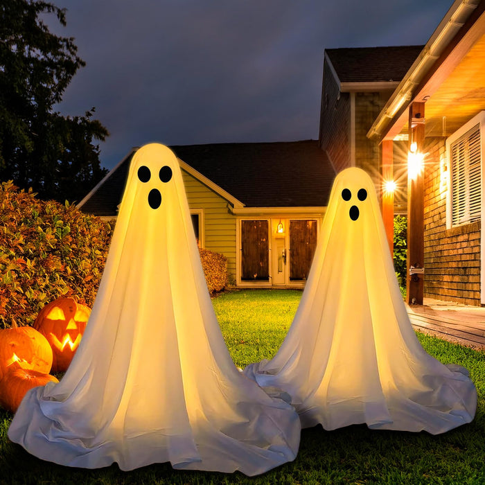 Bulk Extra Tall Adjustable Spooky Ghost Decor Halloween Light Decor Wholesale